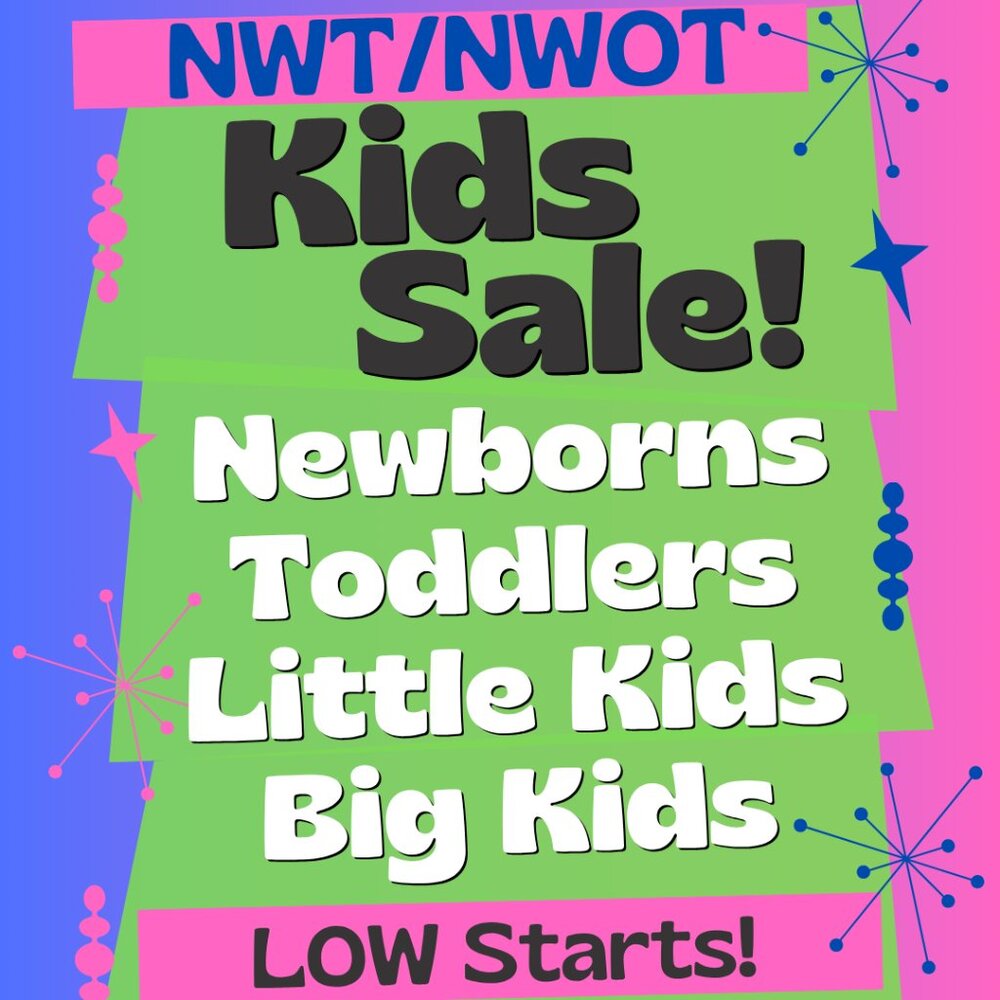 LIVE SHOW~ Kids | Women's & Men's | NWT & NWOT